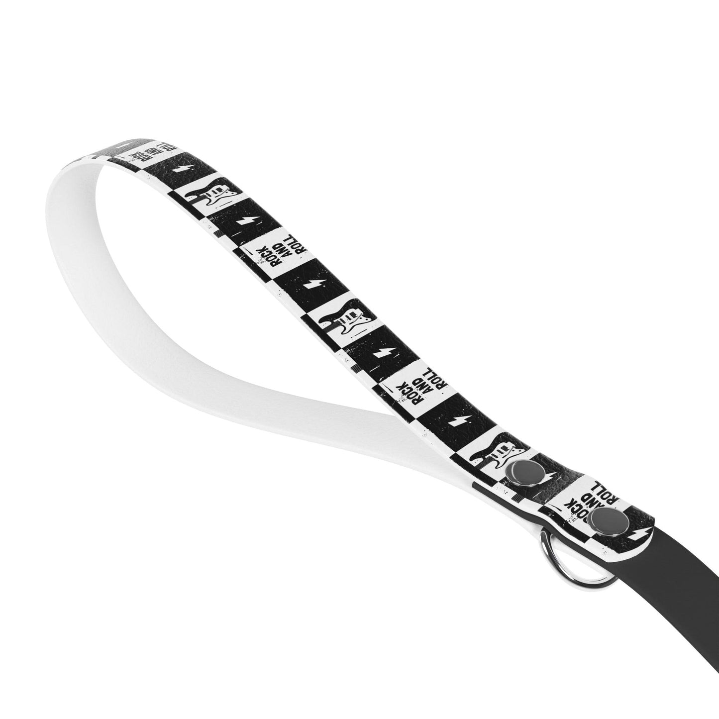 Rock N Roll B & W Leash - Premium Pets from Printify - Just $43.81! Shop now at Lizard Vigilante