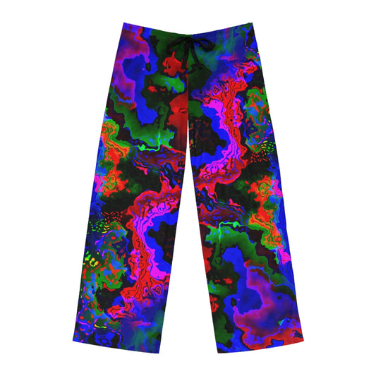 Rainbow in the Darkness Men's Pajama Pants - Lizard Vigilante