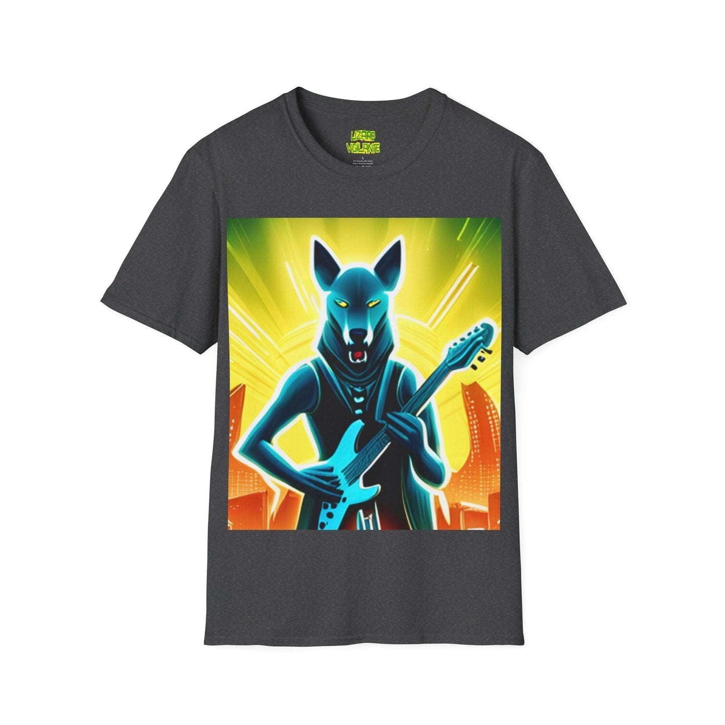 7-String Dog Unisex Softstyle T-Shirt - Lizard Vigilante