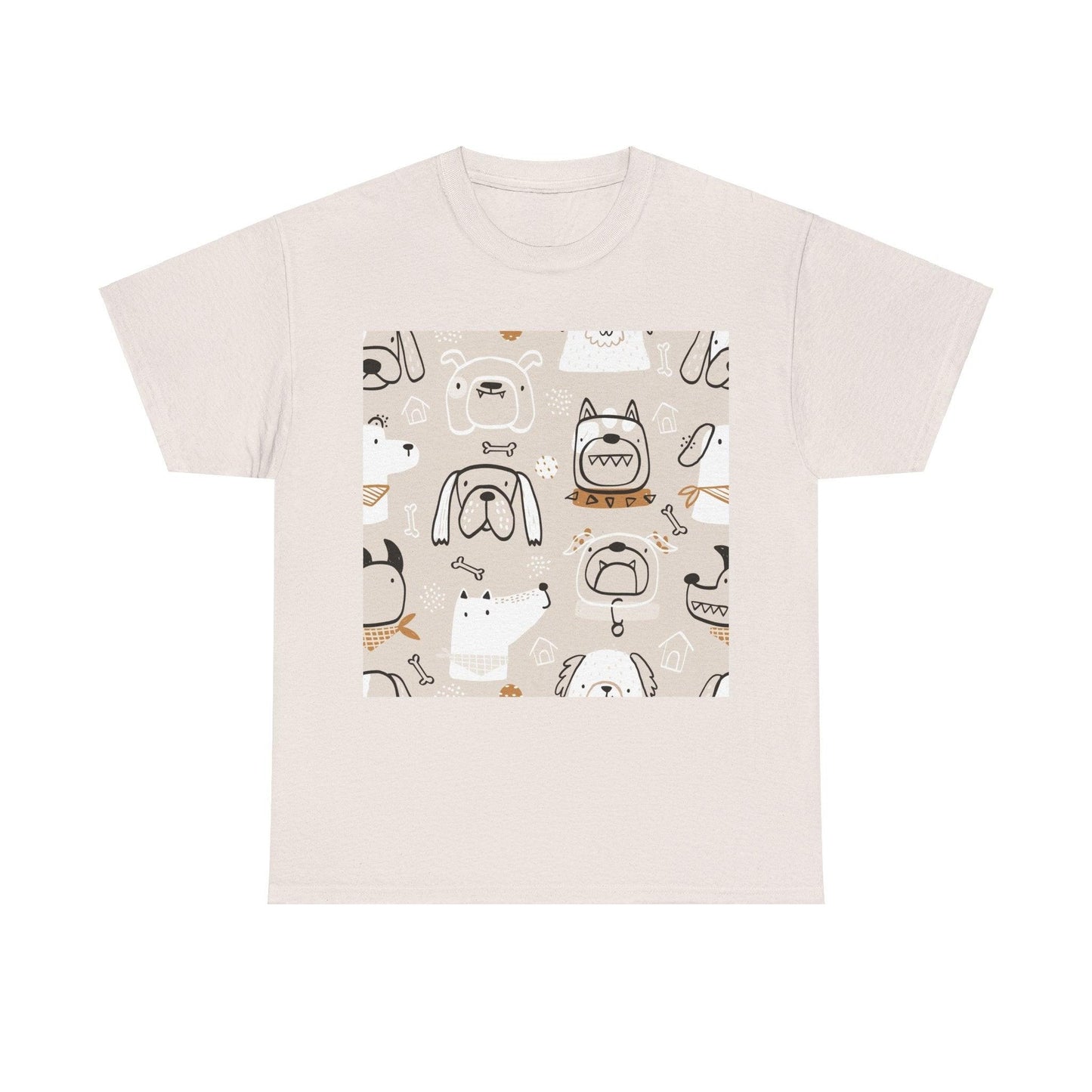 Illustrated Doggers 2 Unisex Heavy Cotton Tee - Premium T-Shirt from Printify - Just $24.20! Shop now at Lizard Vigilante