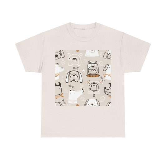 Illustrated Doggers 2 Unisex Heavy Cotton Tee - Premium T-Shirt from Printify - Just $24.20! Shop now at Lizard Vigilante