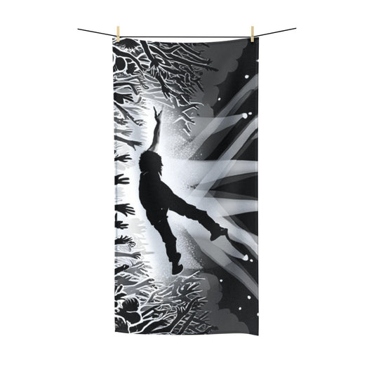 Crowd Surfing Metal Polycotton Towel - Lizard Vigilante