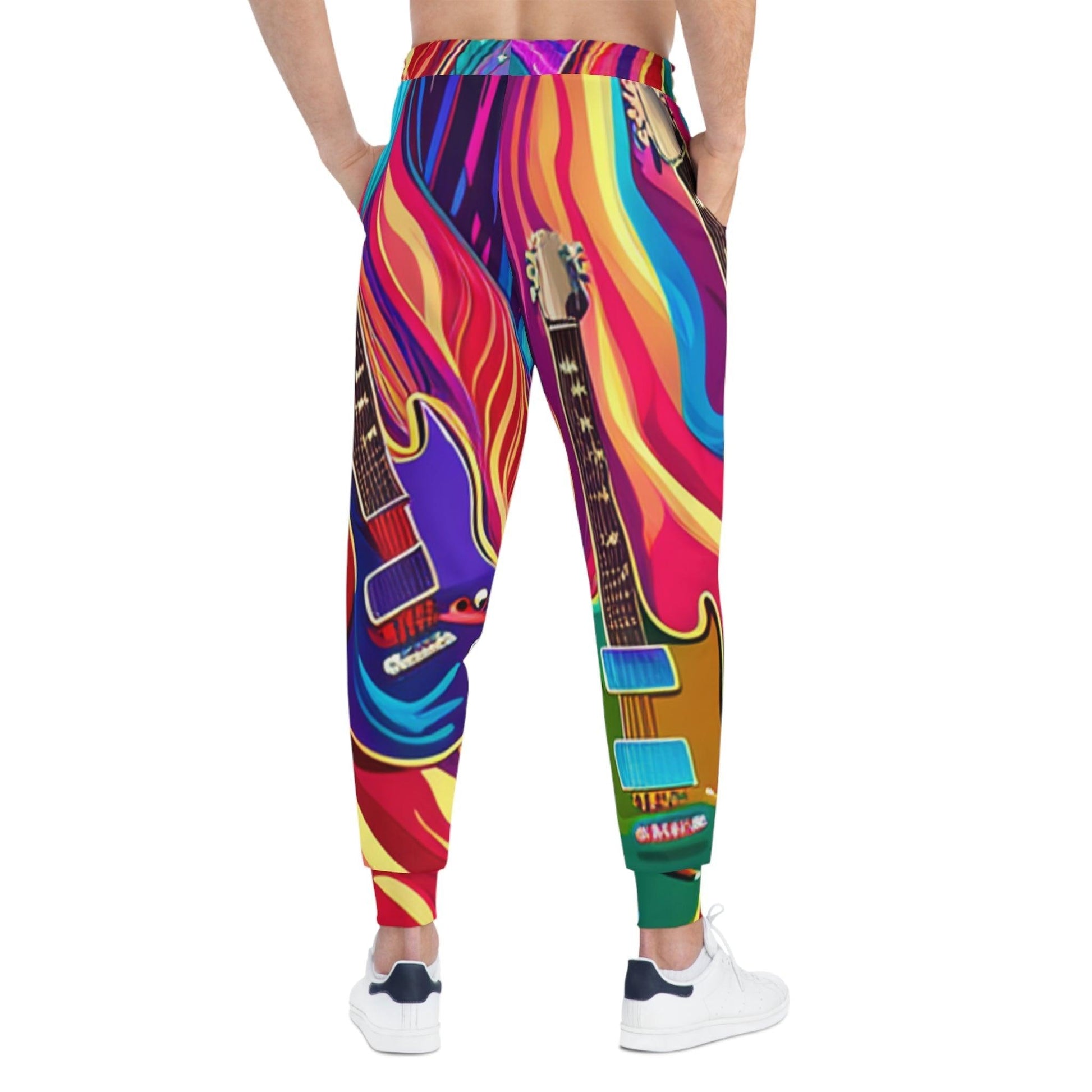 Psychedelic Things Athletic Joggers - Lizard Vigilante