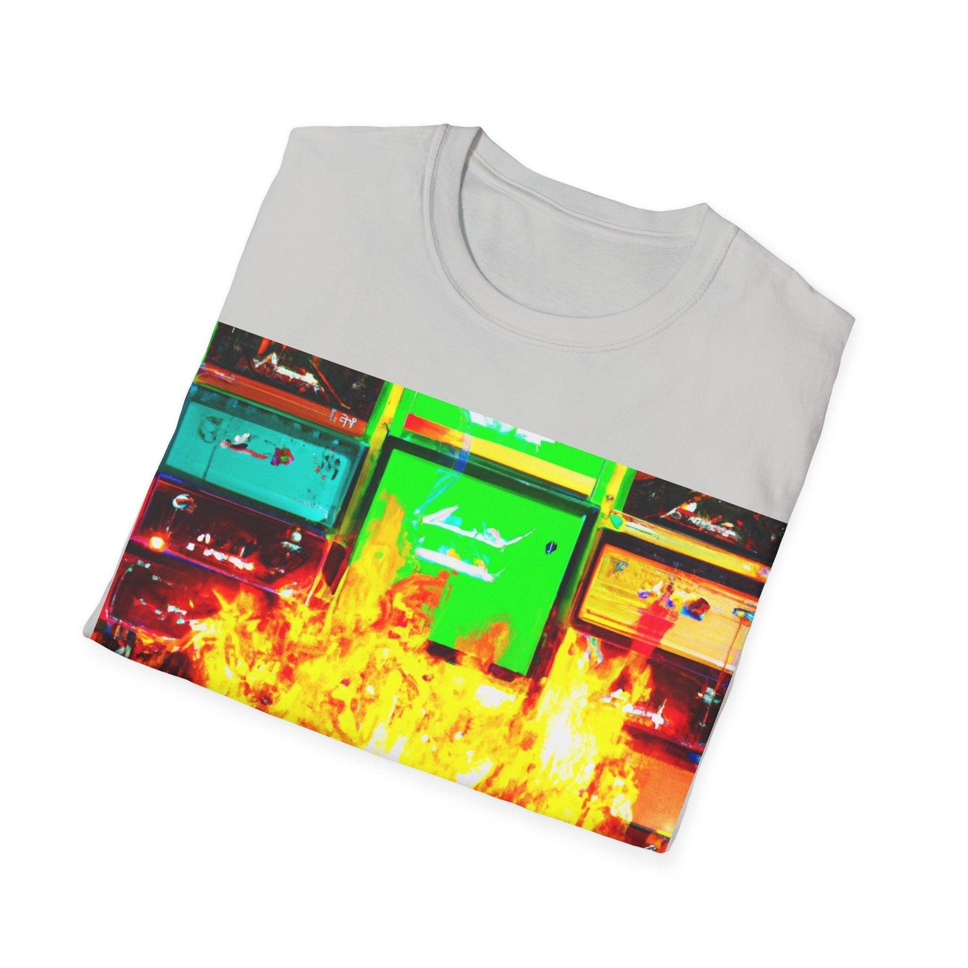 Rock Fire Unisex Softstyle T-Shirt - Lizard Vigilante