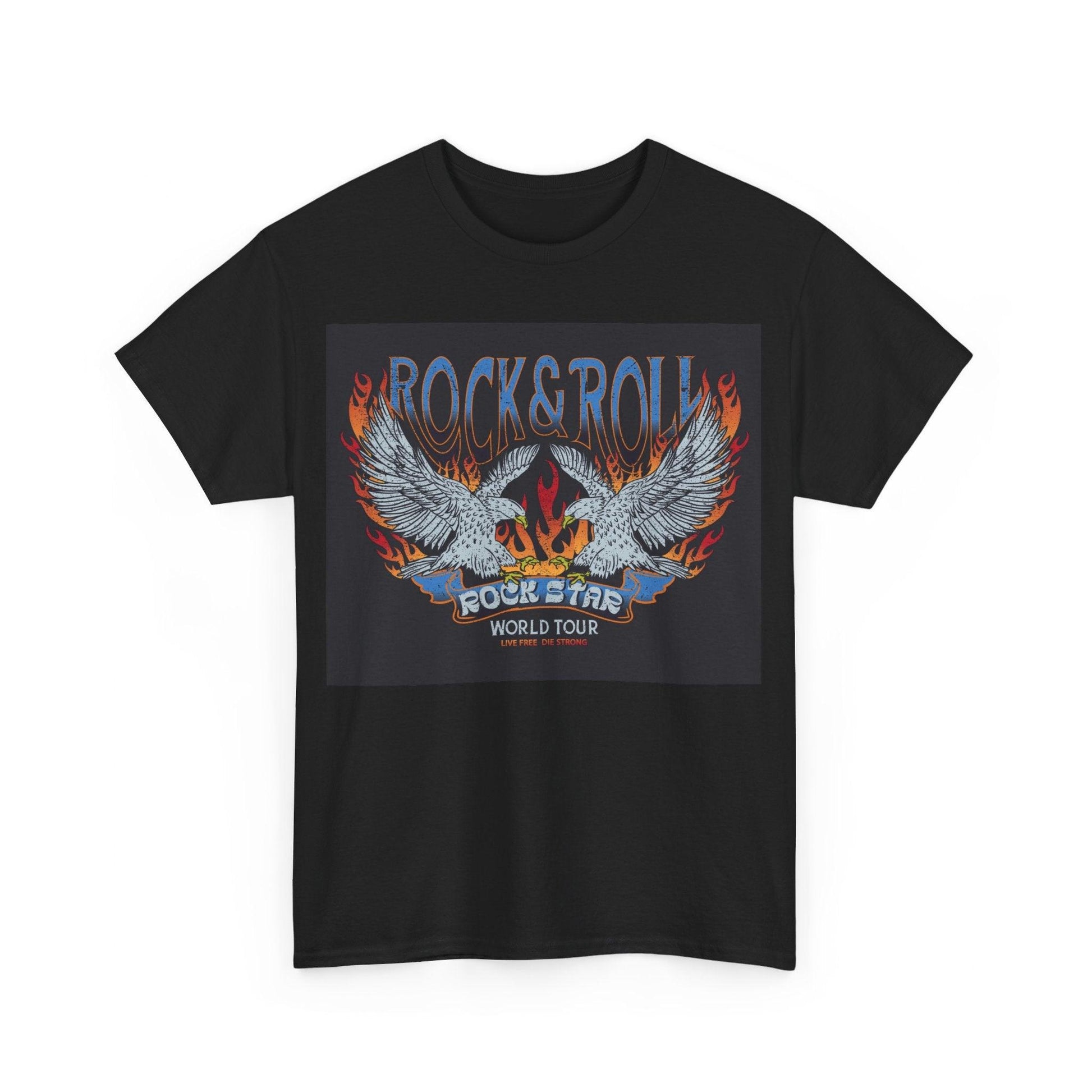 Rock & Roll Rock Star Unisex Heavy Cotton Tee - Lizard Vigilante