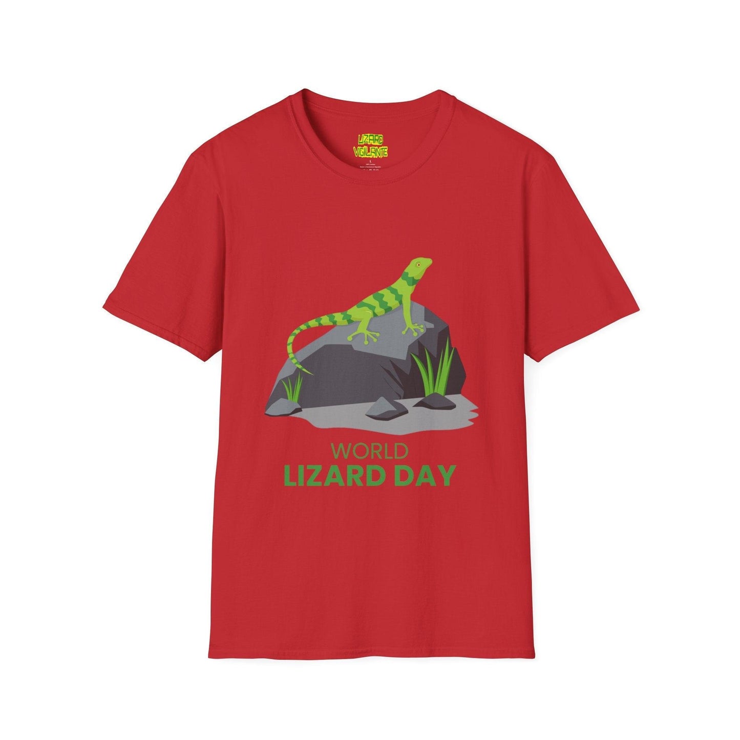 World Lizard Day Unisex Softstyle T-Shirt - Lizard Vigilante