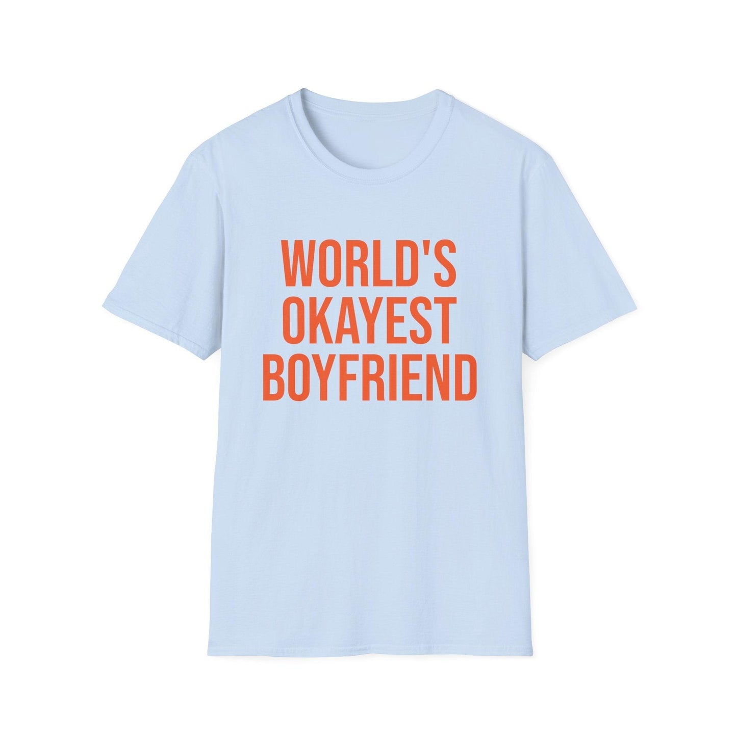 World's Okayest Boyfriend Unisex Softstyle T-Shirt - Lizard Vigilante