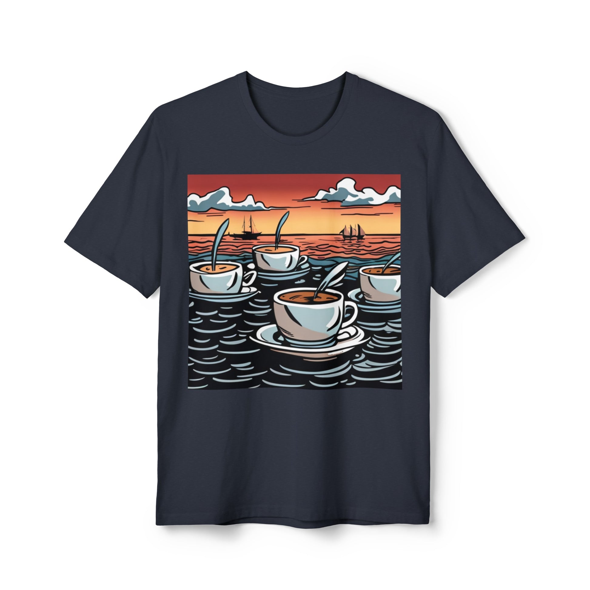 Coffee Boats Unisex District® Re-Tee® - Lizard Vigilante