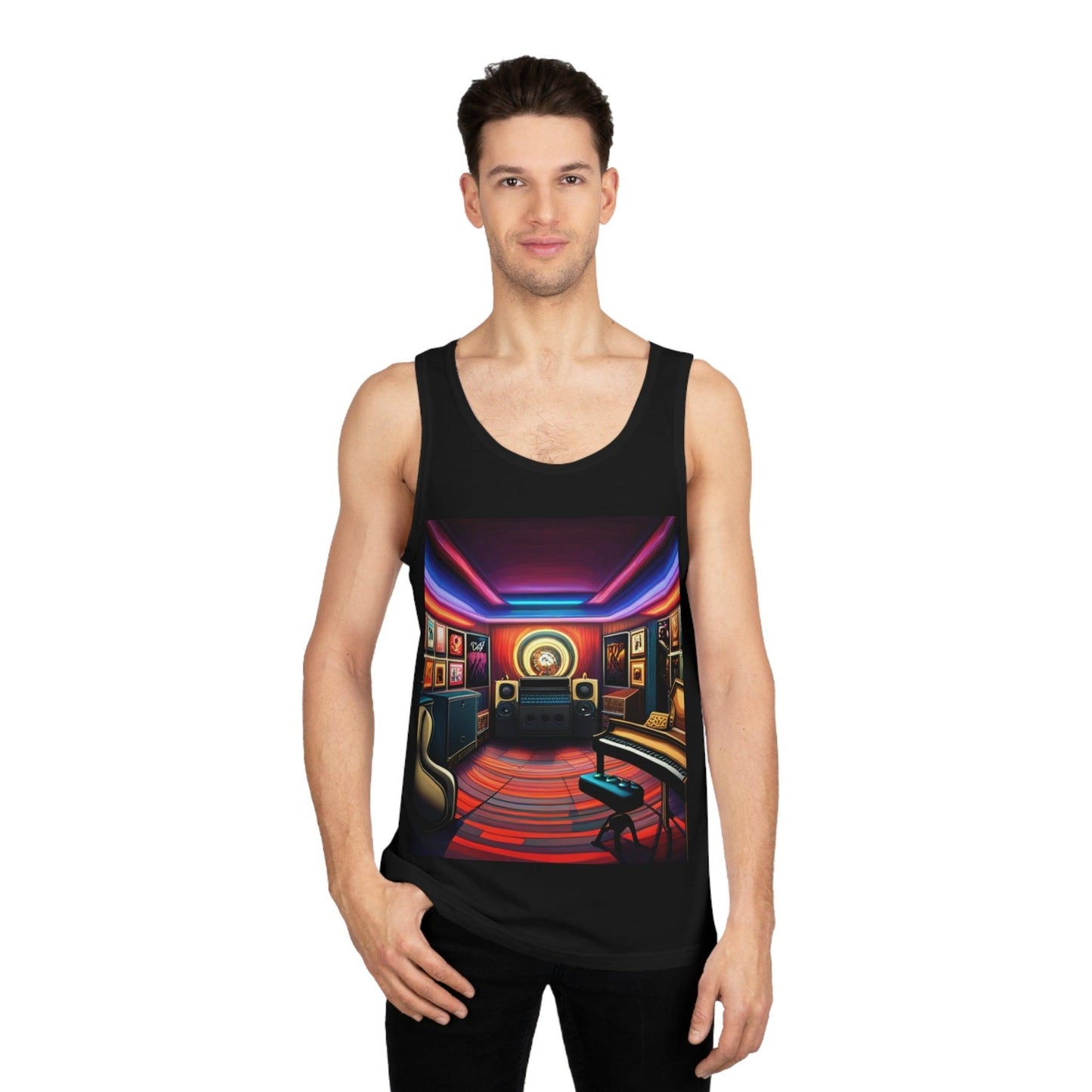 Disco Studio Unisex Softstyle™ Tank Top - Lizard Vigilante