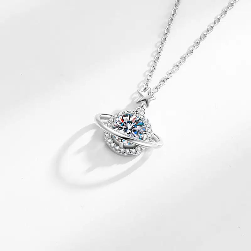 Planet Surround Necklace For Women XINGX Special-interest Design