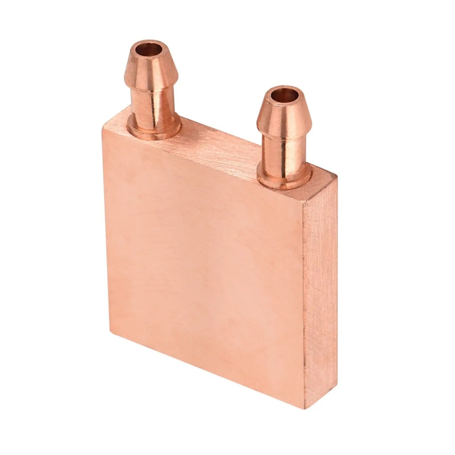 Copper Water Cooling Block for Graphics GPU Head CPU 40 * 40 * 10mm
