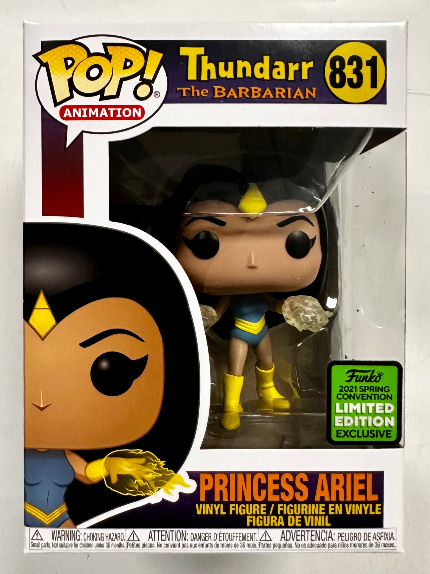 Funko Pop! Princess Ariel #831 Thundaar Barbarian ECCC 2021 Vaulted Exclusive