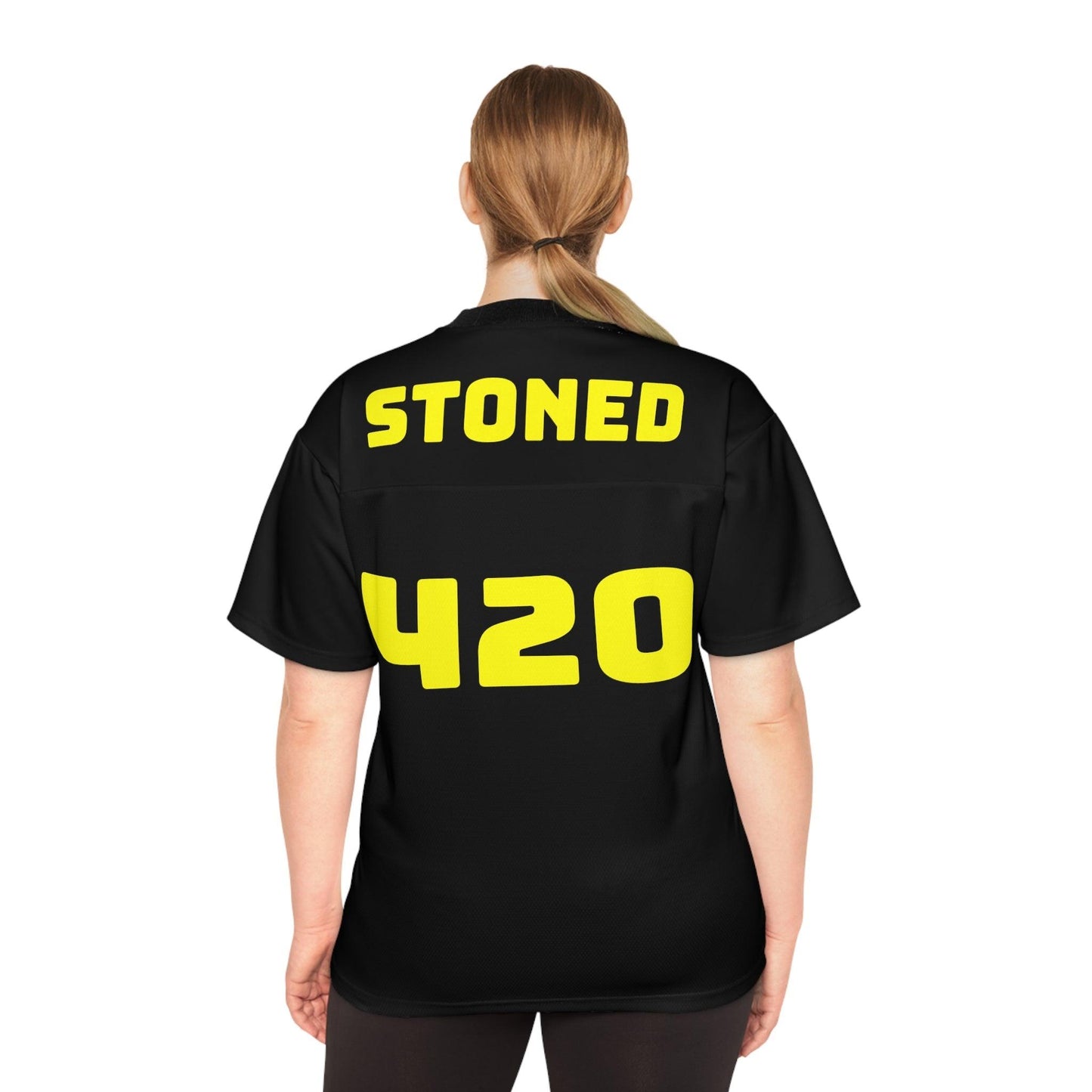 Lizard Vigilante Team 420 Unisex Football Jersey (AOP) - Lizard Vigilante