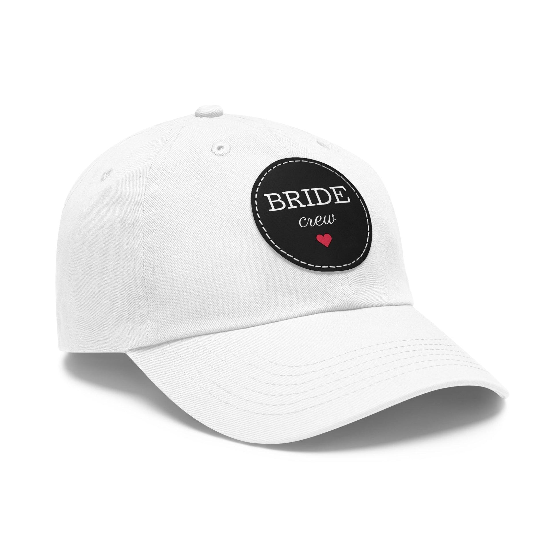 Bride Crew Dad Hat with Leather Patch (Round) - Lizard Vigilante