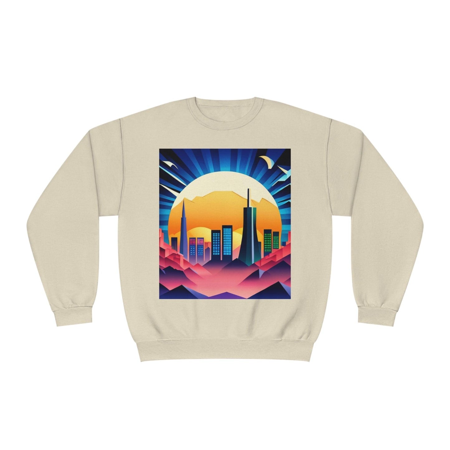 City of Futuris Unisex NuBlend® Crewneck Sweatshirt - Lizard Vigilante