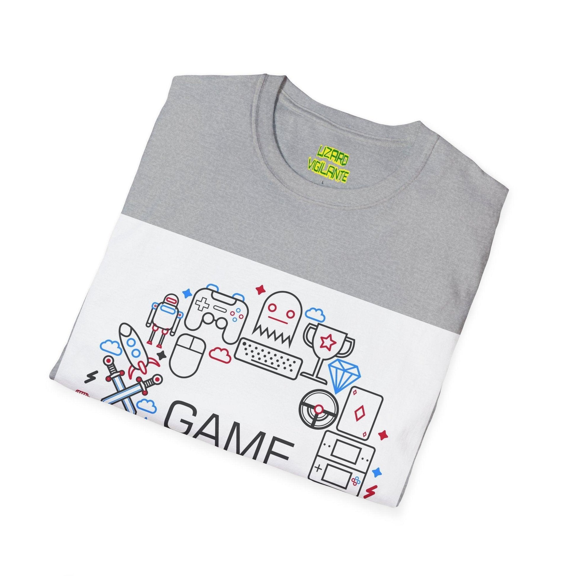 Video Game Unisex Softstyle T-Shirt - Lizard Vigilante