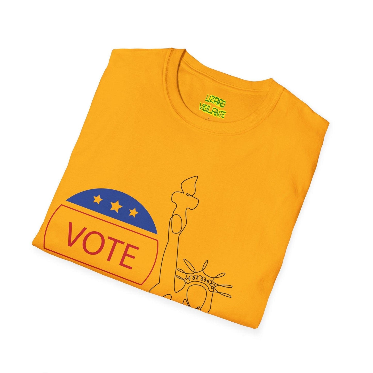 VOTE Liberty Unisex Softstyle T-Shirt - Lizard Vigilante