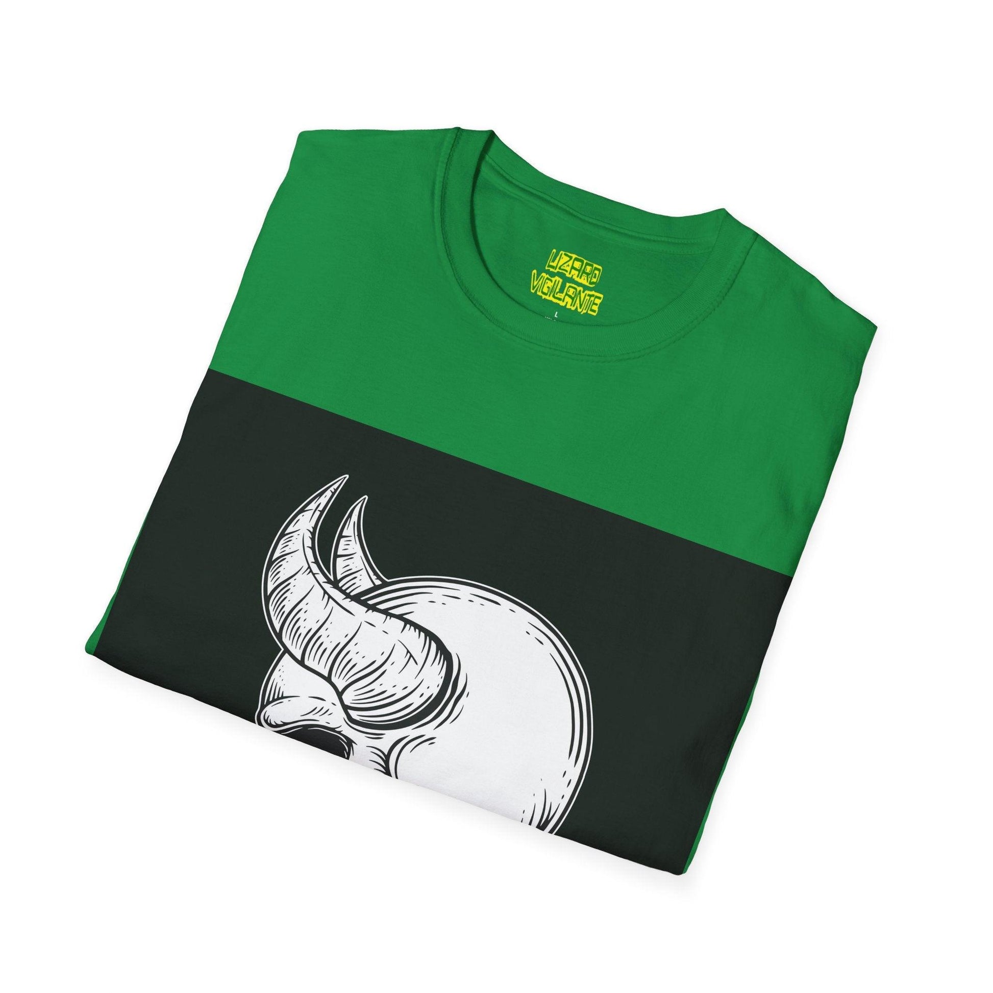 Horned Devil Unisex Softstyle T-Shirt - Lizard Vigilante