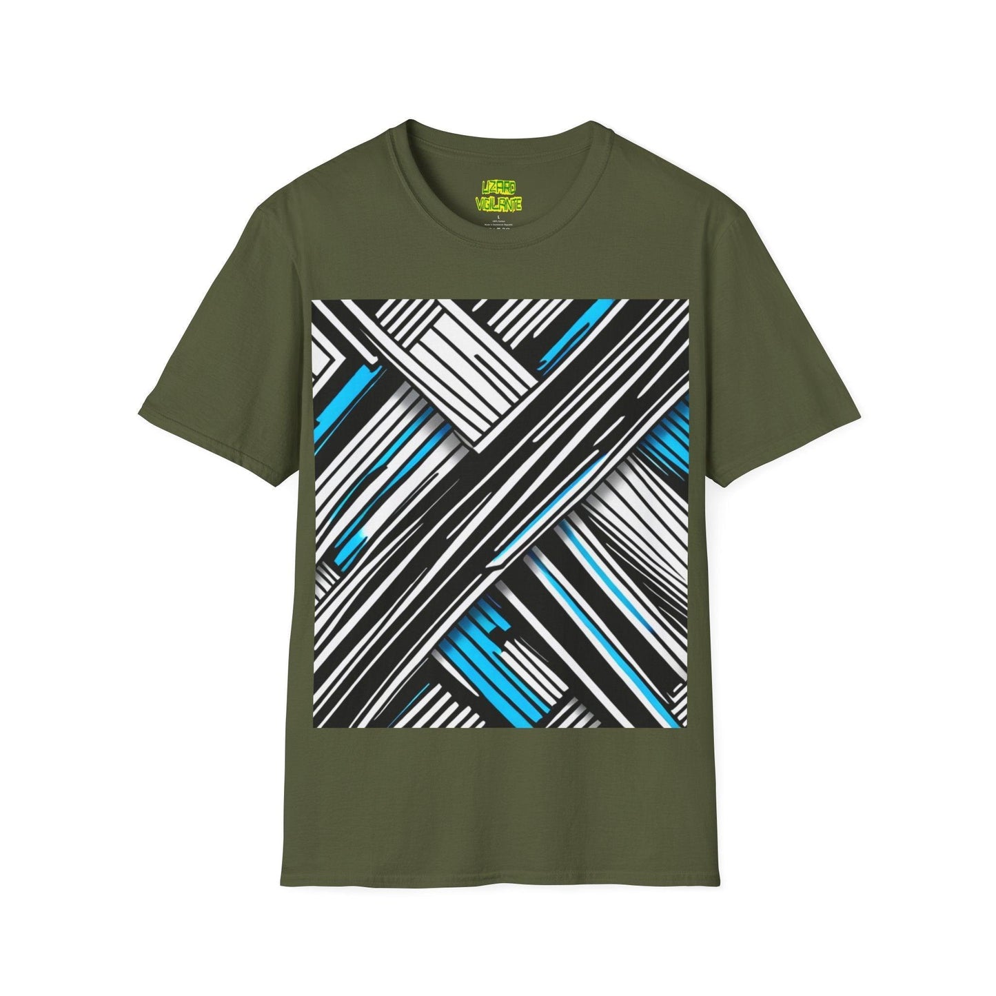 Black & Blue Divisions Unisex Softstyle T-Shirt - Lizard Vigilante