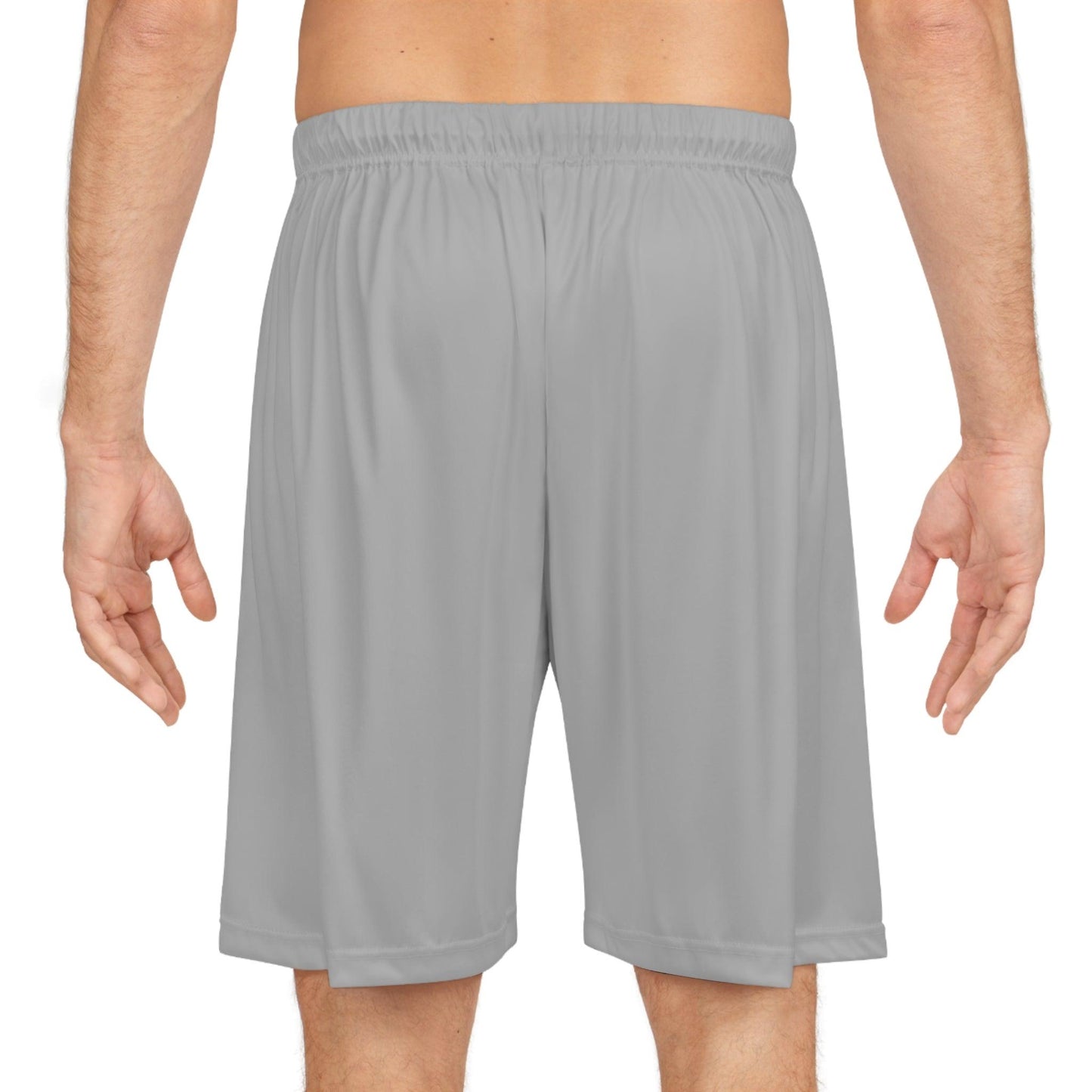 Basketball Shorts - Light Gray - Lizard Vigilante