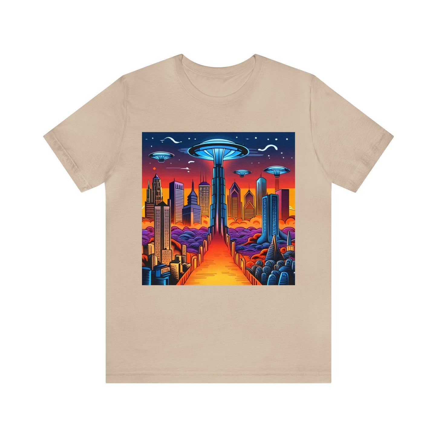 UFOCITY Unisex Jersey Short Sleeve Tee - Lizard Vigilante