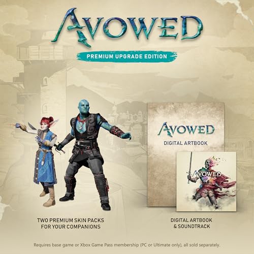 Avowed – Premium Edition SteelBook – Xbox Series X|S and Windows Digital Code (Code in Box)