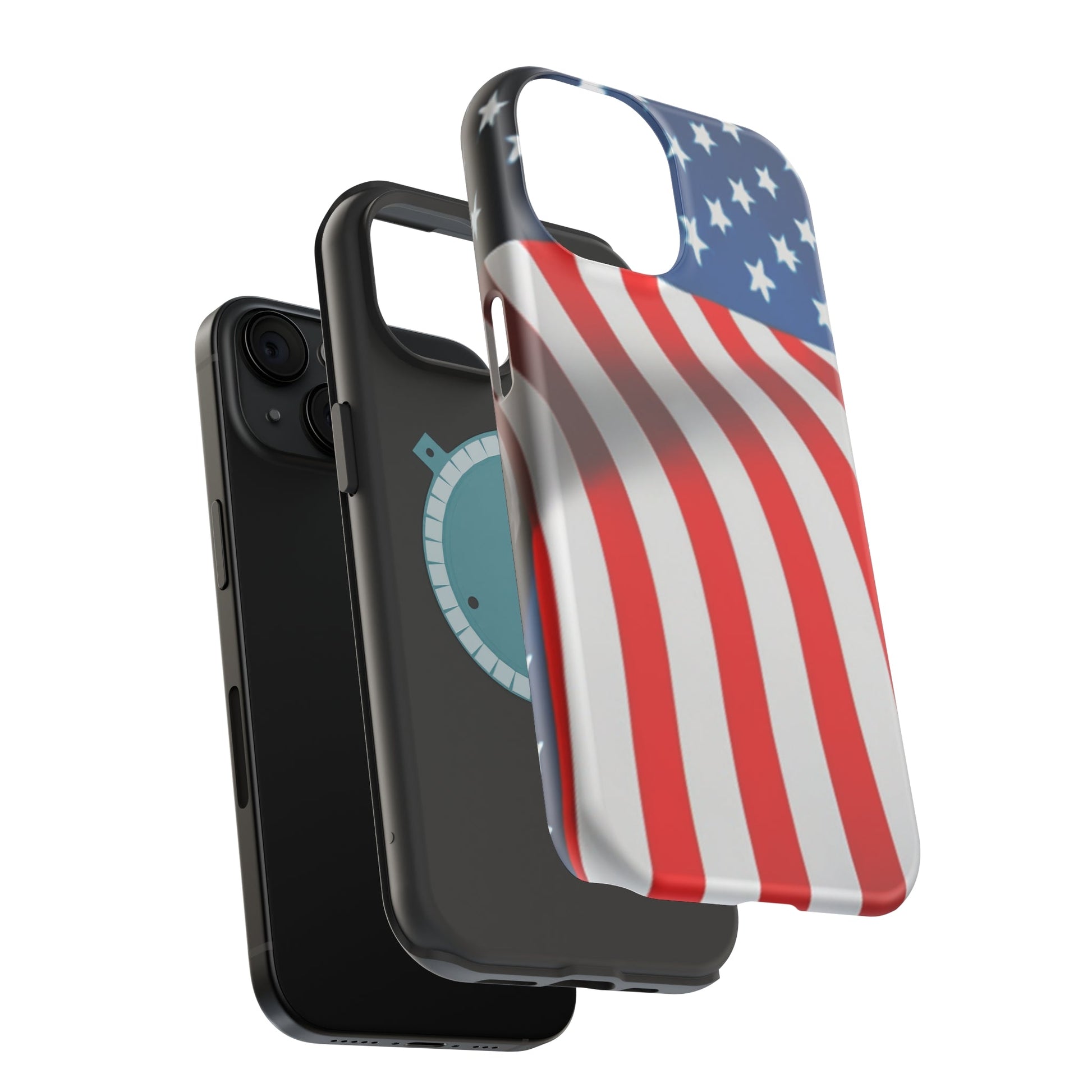 Waving Old Glory MagSafe Patriotic Tough Cases - Lizard Vigilante