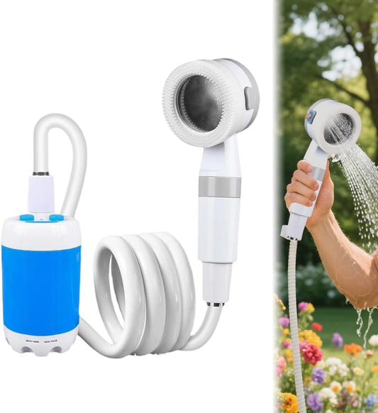 AquaBlast Pro™ – Rechargeable Outdoor Shower Pump for Camping, Pets & Cars
