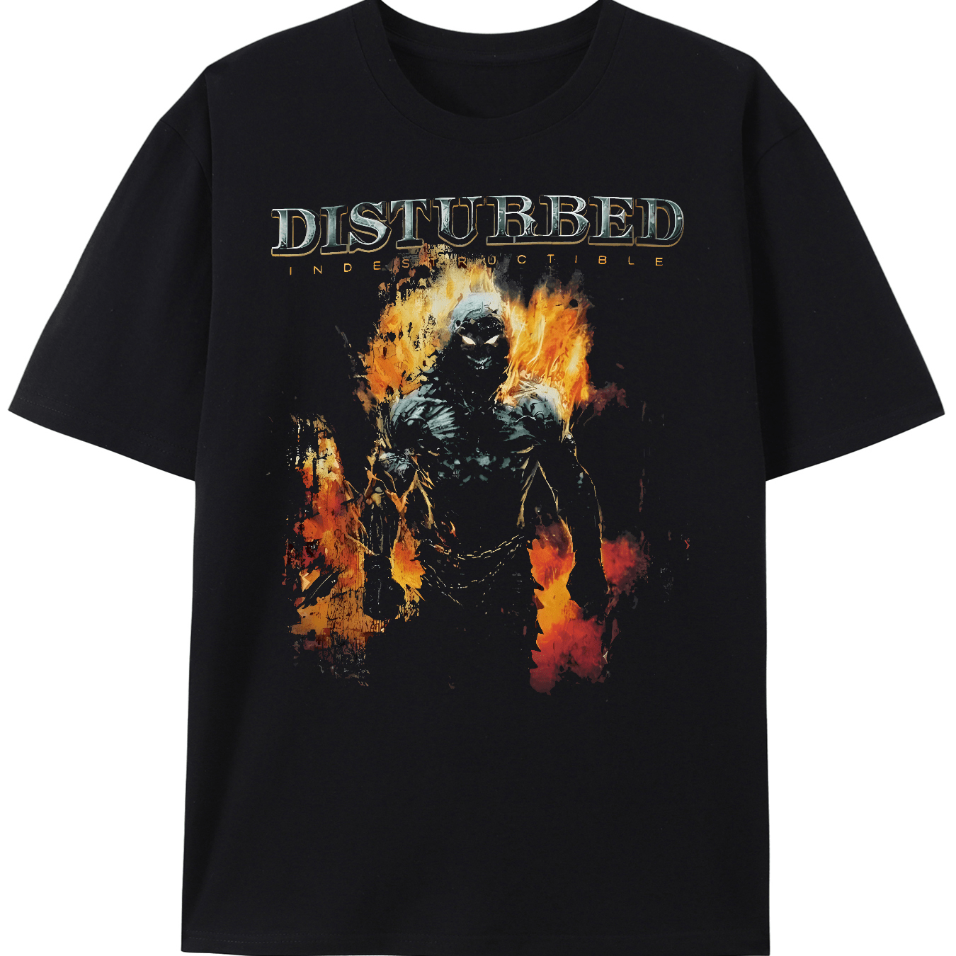 Disturbed Band Indestructive New short sleeve T-shirt unisex T-shirt - Premium  from Lizard Vigilante - Just $21.99! Shop now at Lizard Vigilante