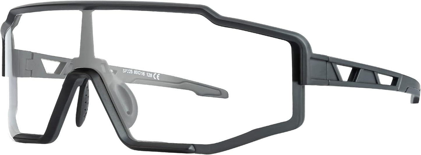 ROCKBROS Photochromic Cycling Sunglasses UV Protection Windproof Lightweight