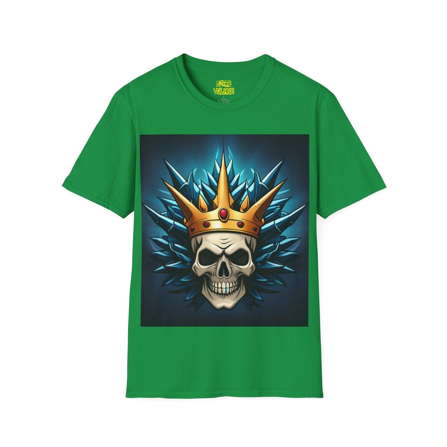 Blue Skeleton Queen Unisex Softstyle T-Shirt - Lizard Vigilante