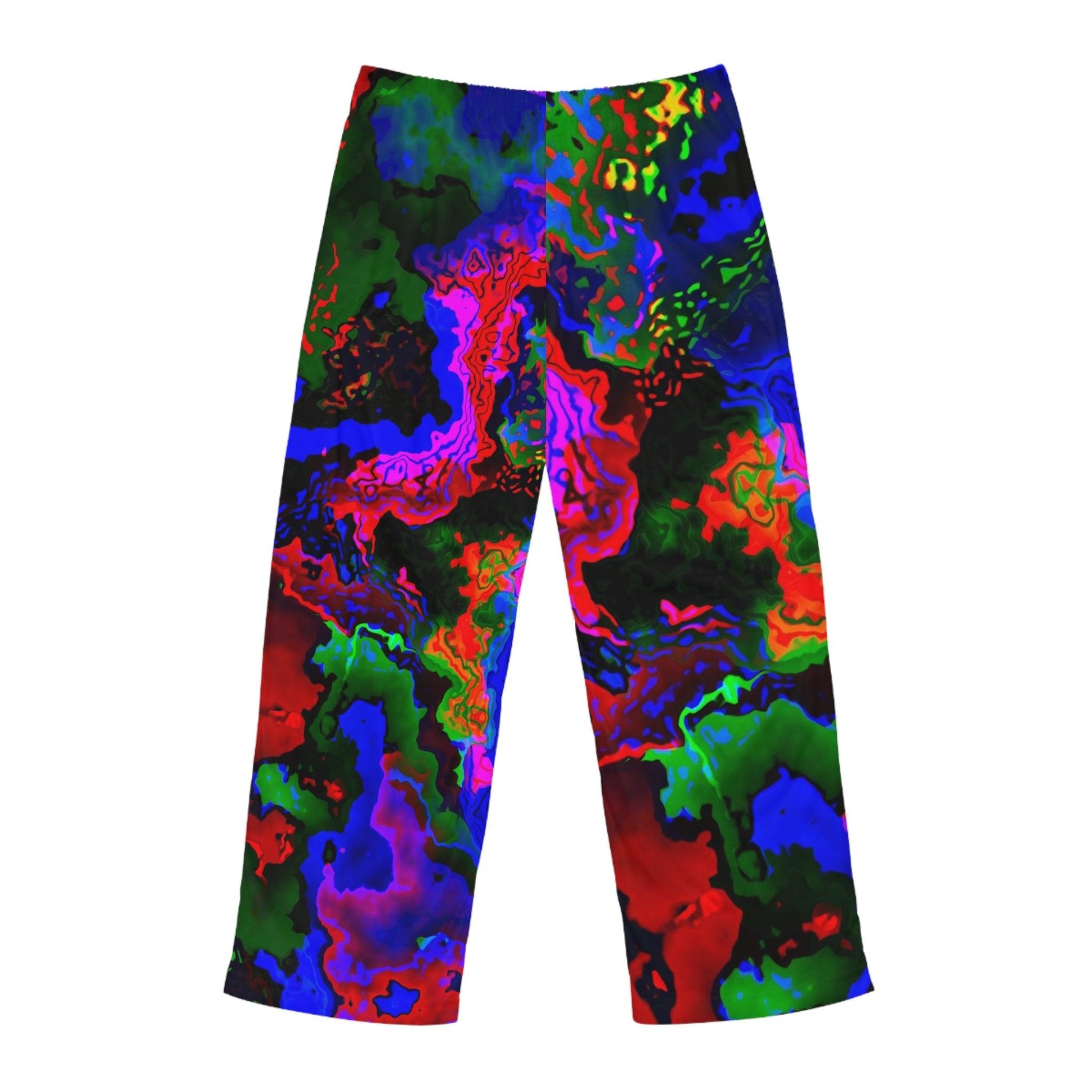 Rainbow in the Darkness Men's Pajama Pants - Lizard Vigilante