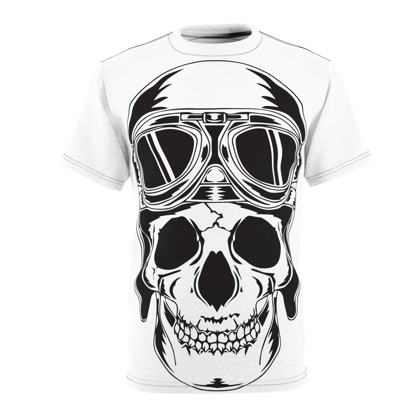 Biker Skullet Unisex Tee - Lizard Vigilante