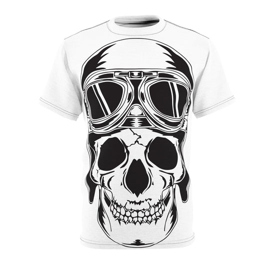 Biker Skullet Unisex Tee - Lizard Vigilante