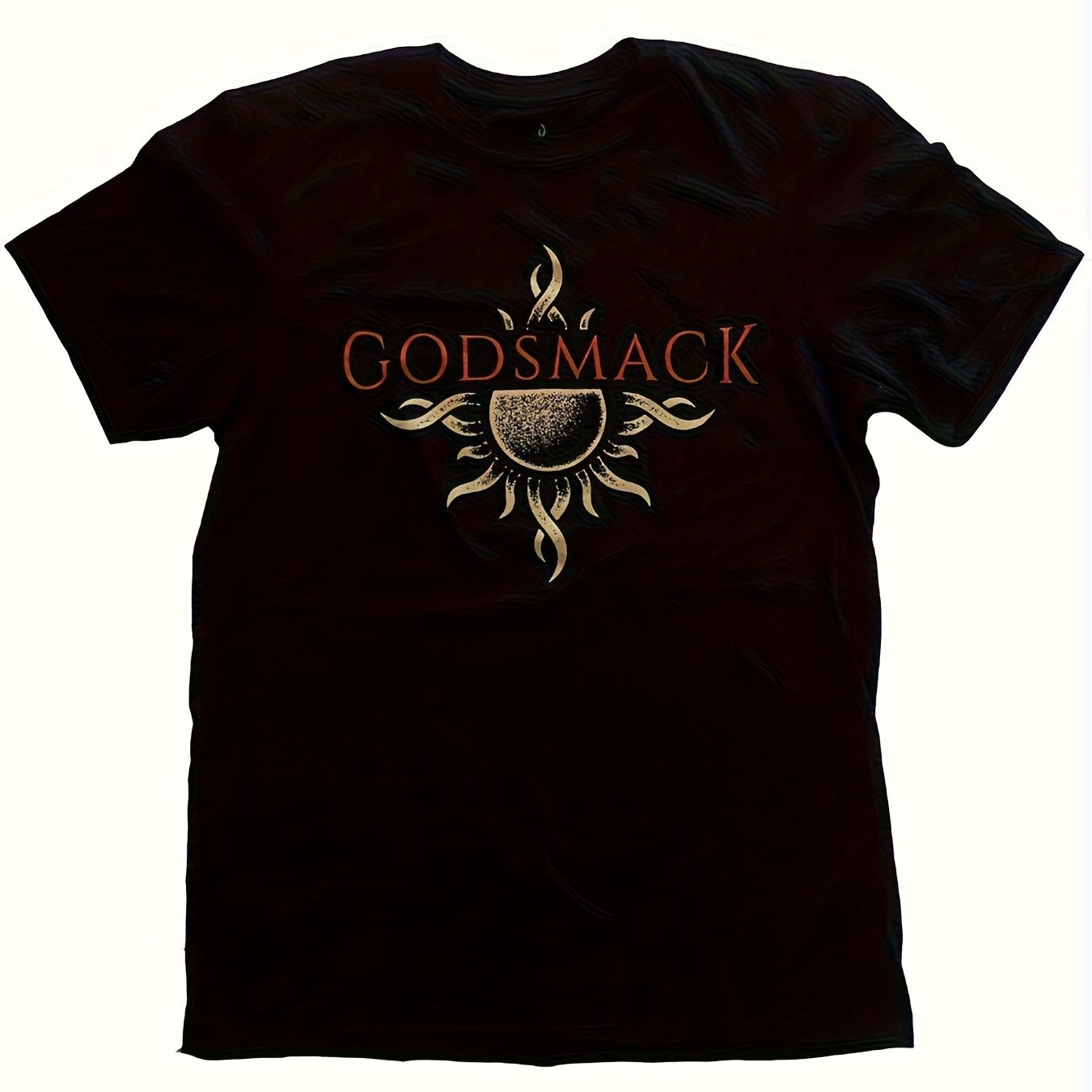 Godsmack Sun Logo Official Men's T-Shirt – Iconic Band Graphic Tee, 100% Cotton Casual Wear - Premium T-shirts from Lizard Vigilante - Just $23.88! Shop now at Lizard Vigilante