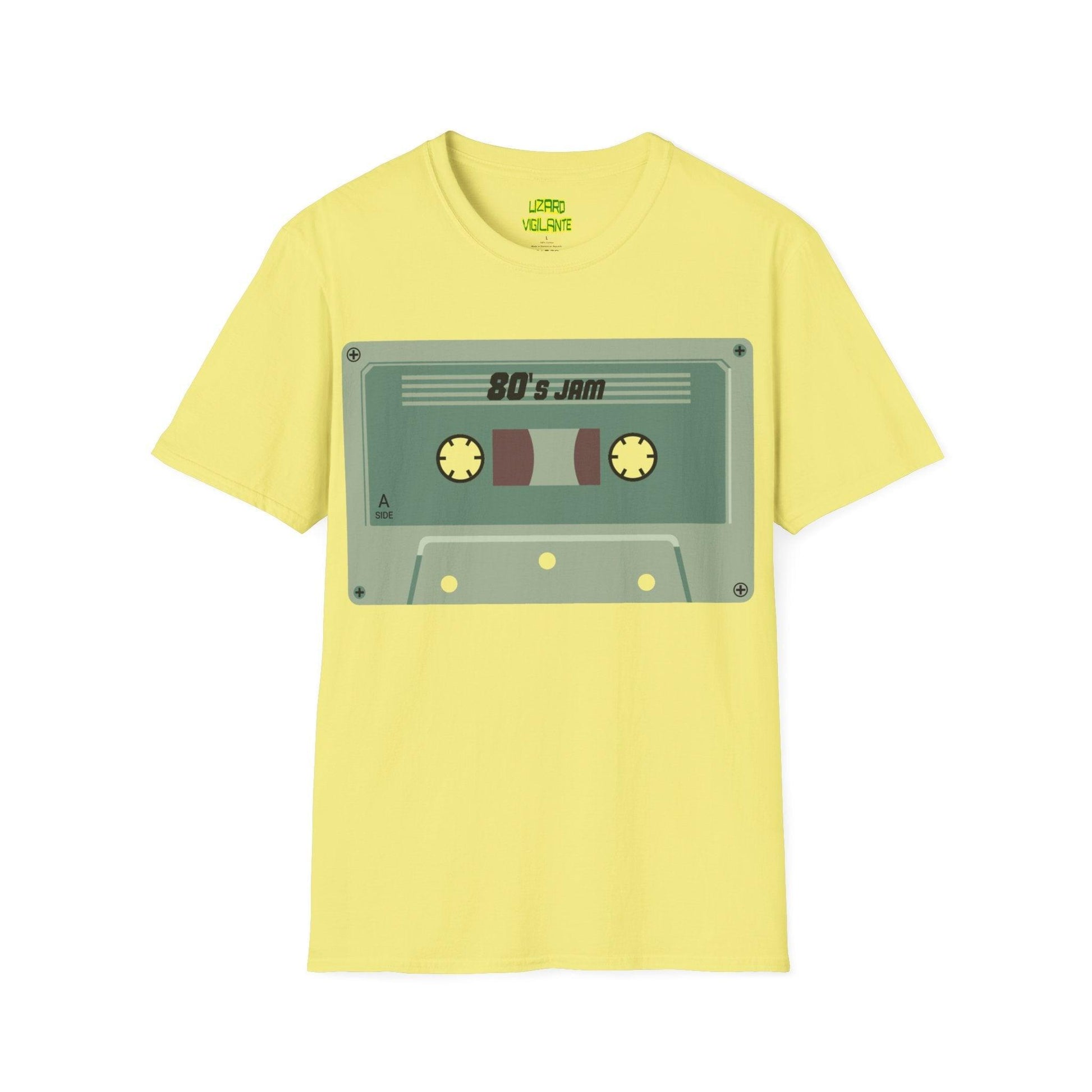 80's Jam Unisex Softstyle T-Shirt - Lizard Vigilante