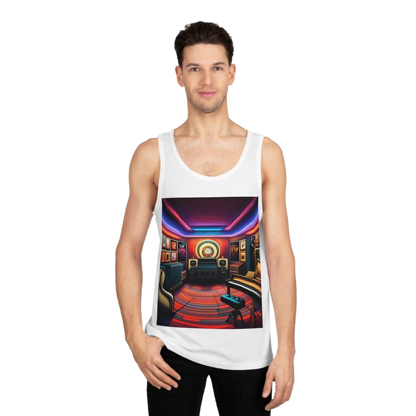 Disco Studio Unisex Softstyle™ Tank Top - Lizard Vigilante