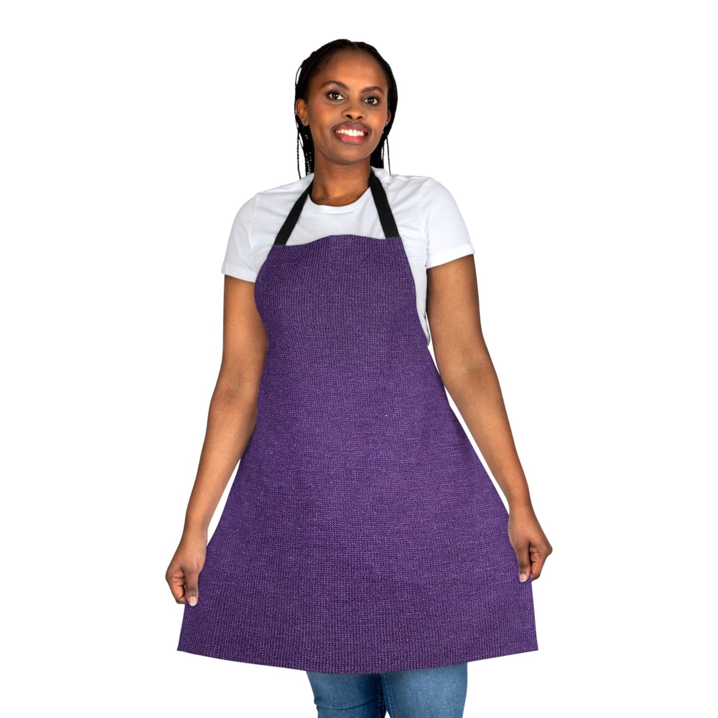 Faux Purple Silk Apron - Lizard Vigilante