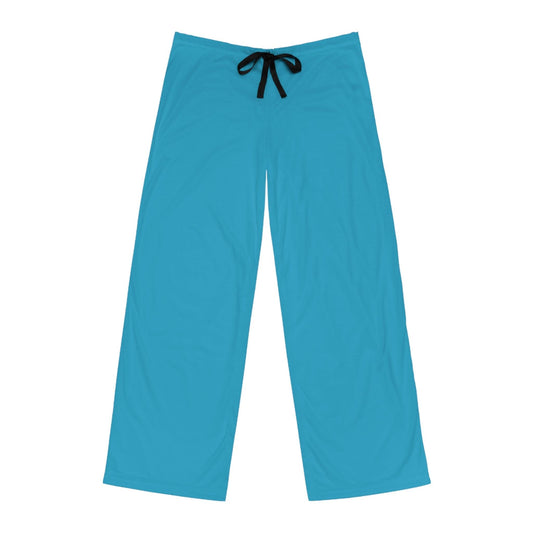 Men's Pajama Pants - Turquoise - Lizard Vigilante