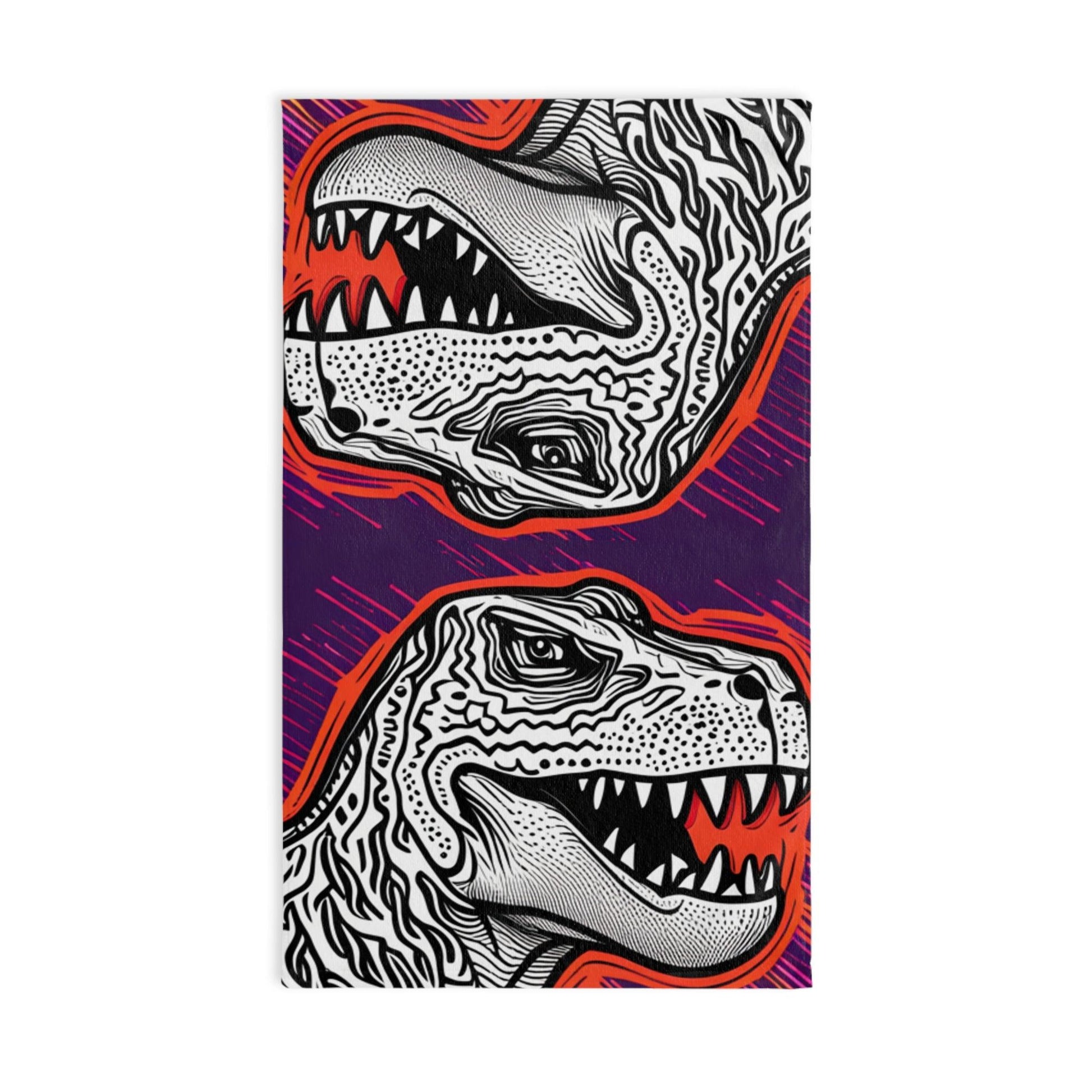 DinoGraphic Hand Towel - Lizard Vigilante