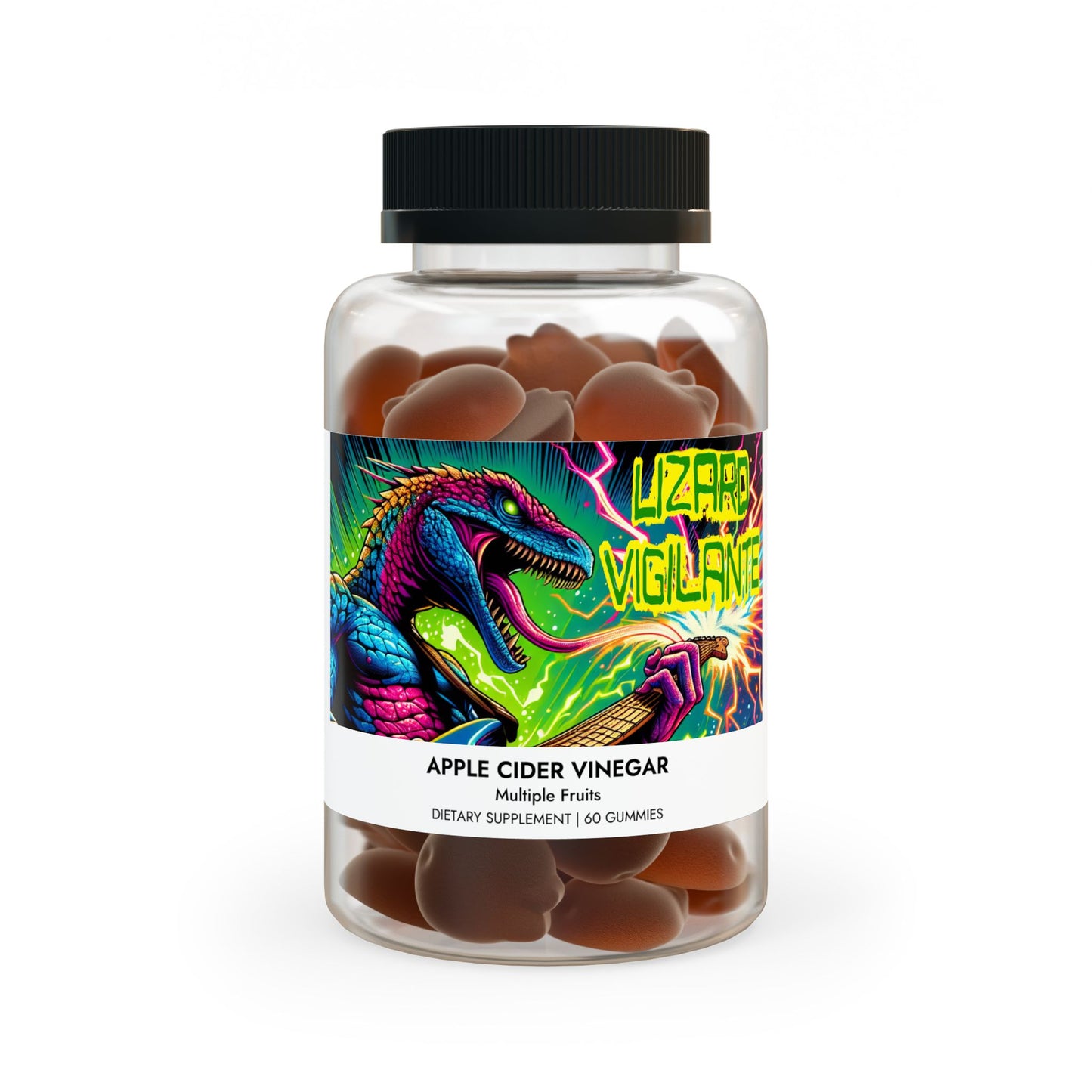 Lizard Vigilante Apple Cider Vinegar Gummies (60 Gummies) - Premium Food Supplements from Printify - Just $29.99! Shop now at Lizard Vigilante