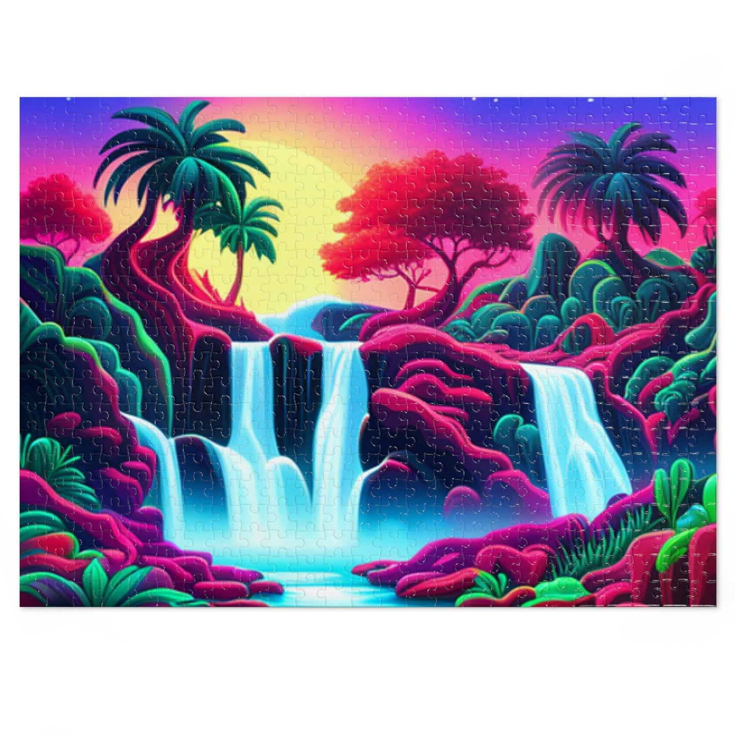 Tropic Falls Jigsaw Puzzle (30, 110, 252, 500,1000-Piece) - Lizard Vigilante