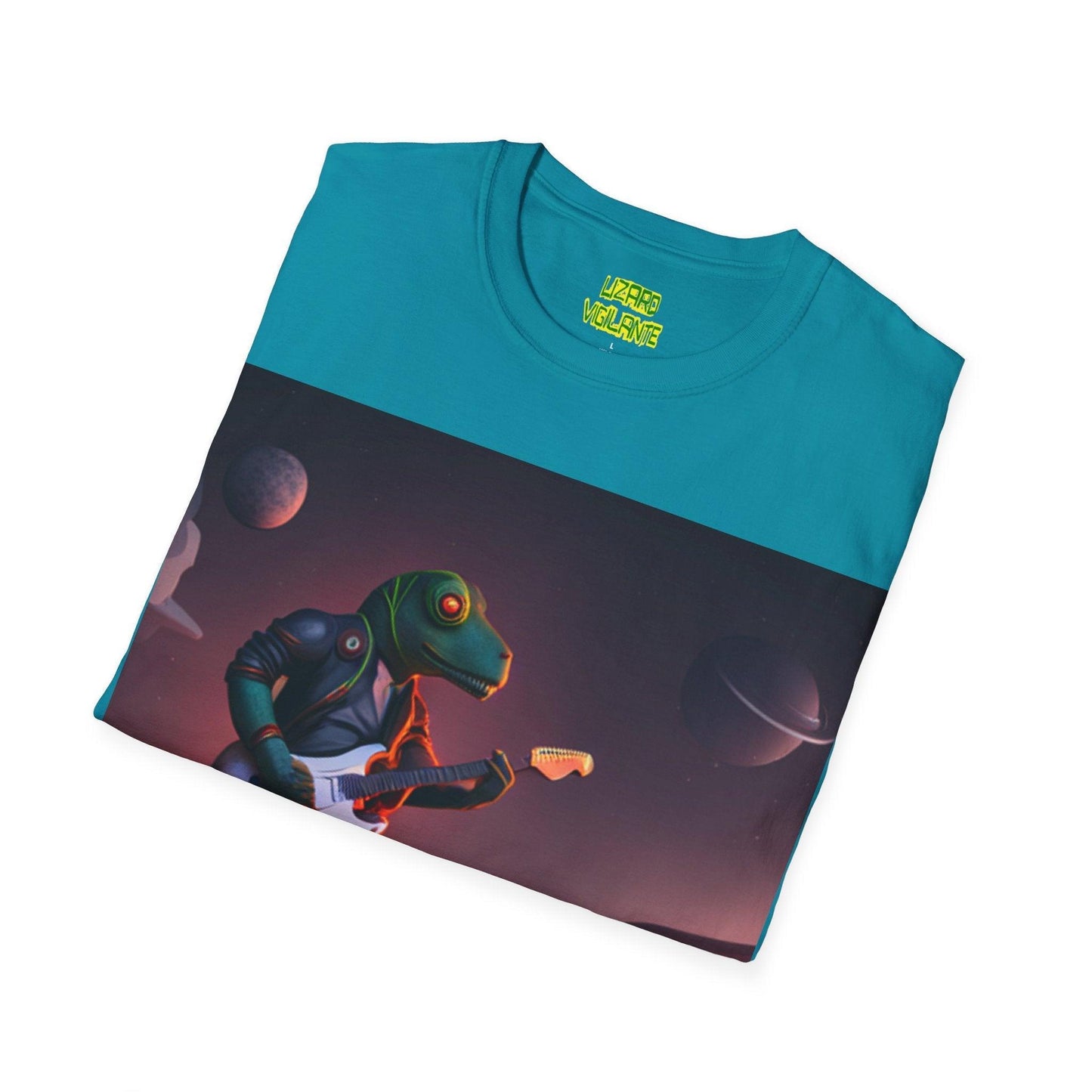 LIZARD VIGILANTE Spaceman Unisex Softstyle T-Shirt - Lizard Vigilante