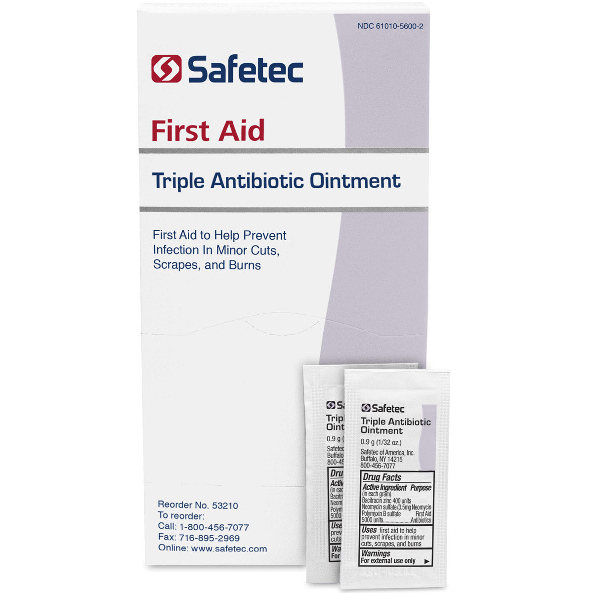 Triple Antibiotic .9gm. Pouch, 144 per box