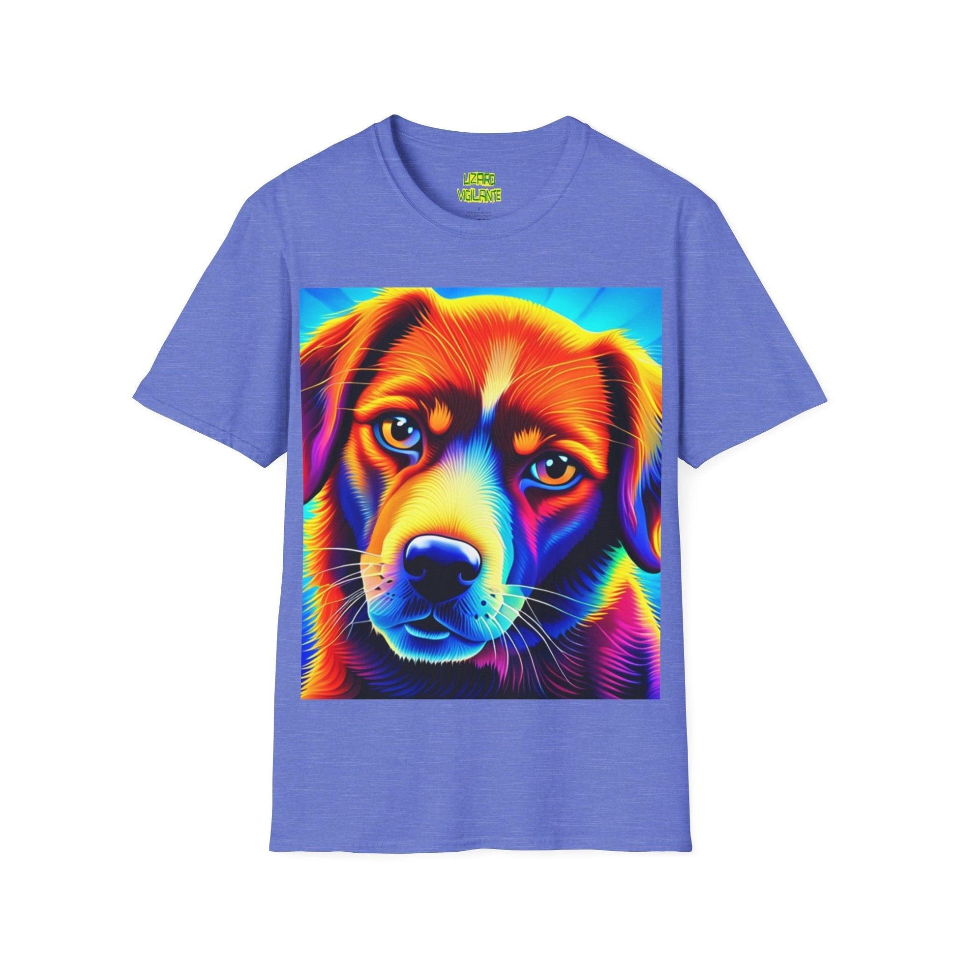 Prism Dog Unisex Softstyle T-Shirt - Lizard Vigilante