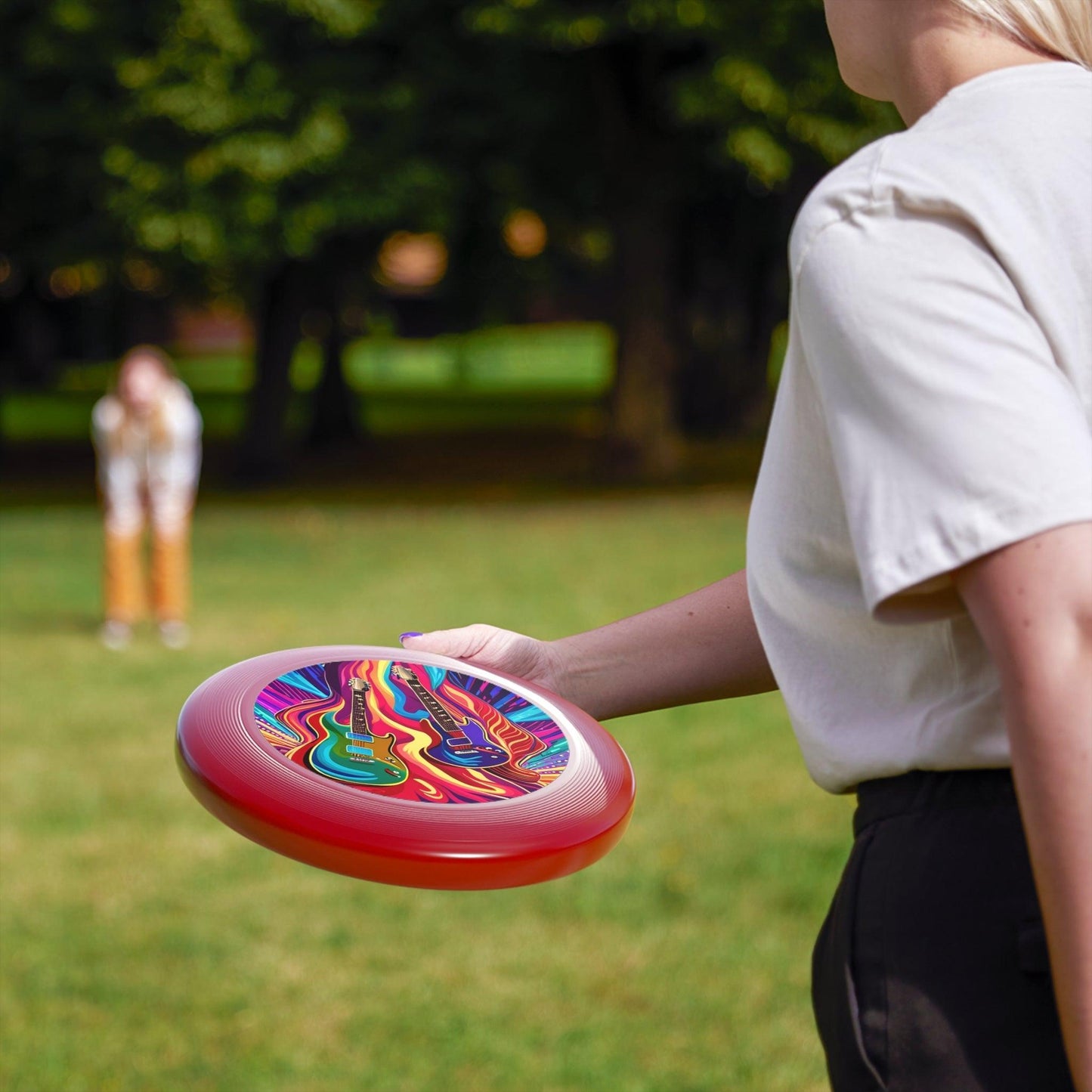 Psychedelic Guitars Wham-O Frisbee - Lizard Vigilante