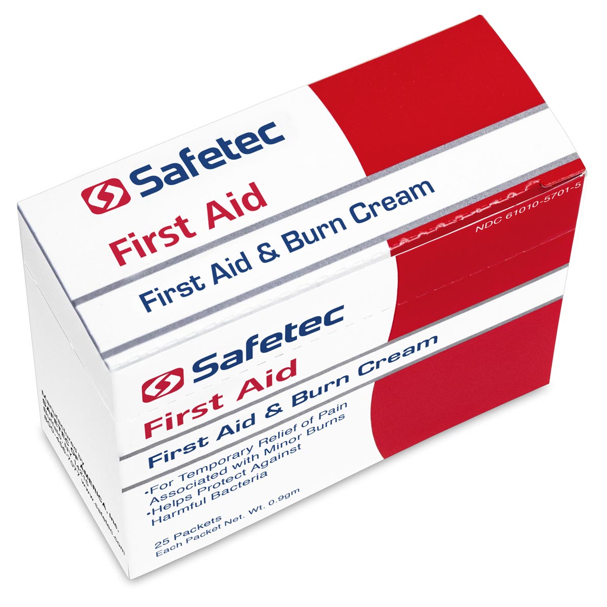First Aid & Burn Cream .9gm. Pouch, 25 per box