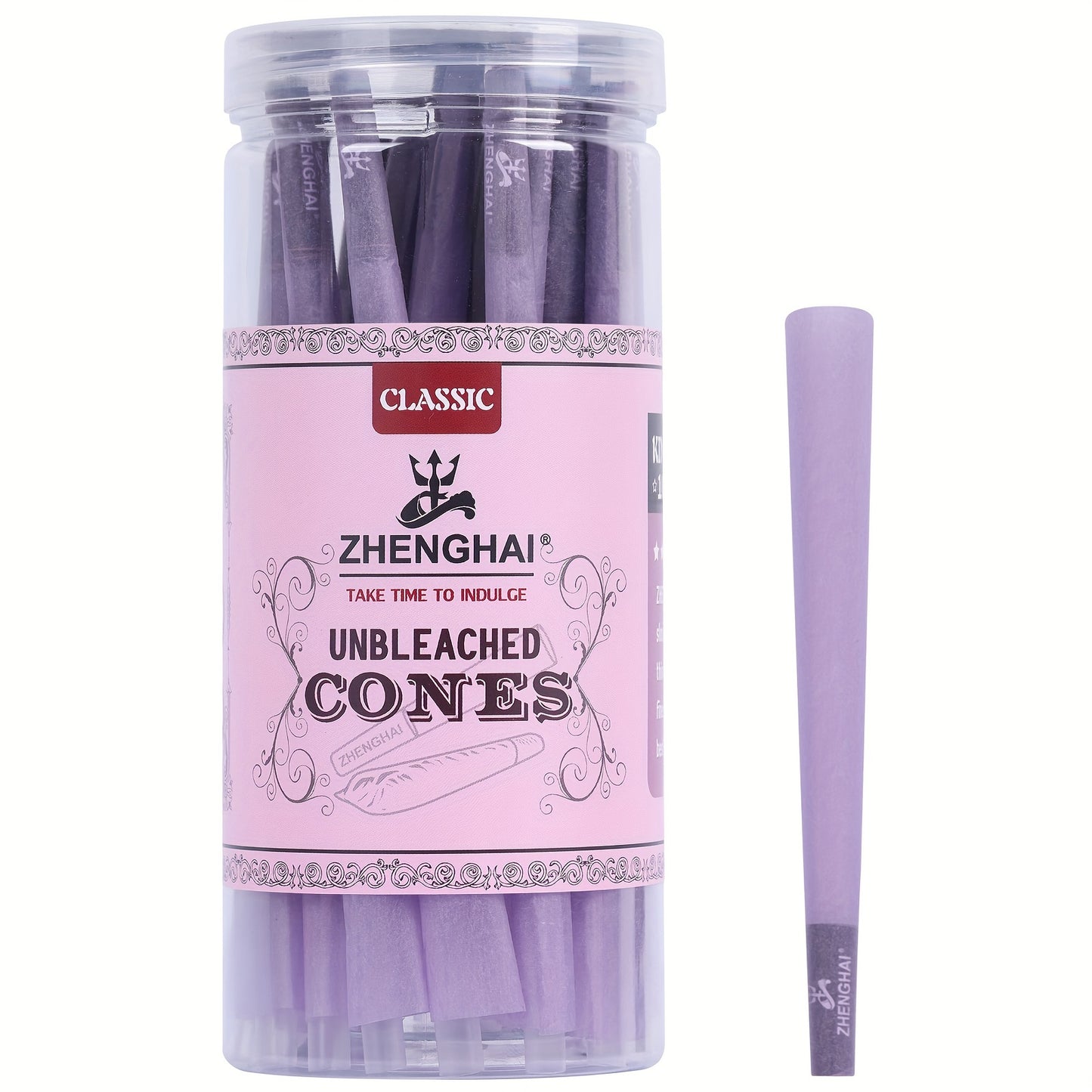 ZHENGHAI 50Pack King Size 109mm Pre-Rolled Tapered Paper Cones With Cone Loader, Tips & Packing Tubes, Ideal For Herb Grinder, Perfect Household Gadget And Gift Idea - Premium  from Lizard Vigilante - Just $9.99! Shop now at Lizard Vigilante