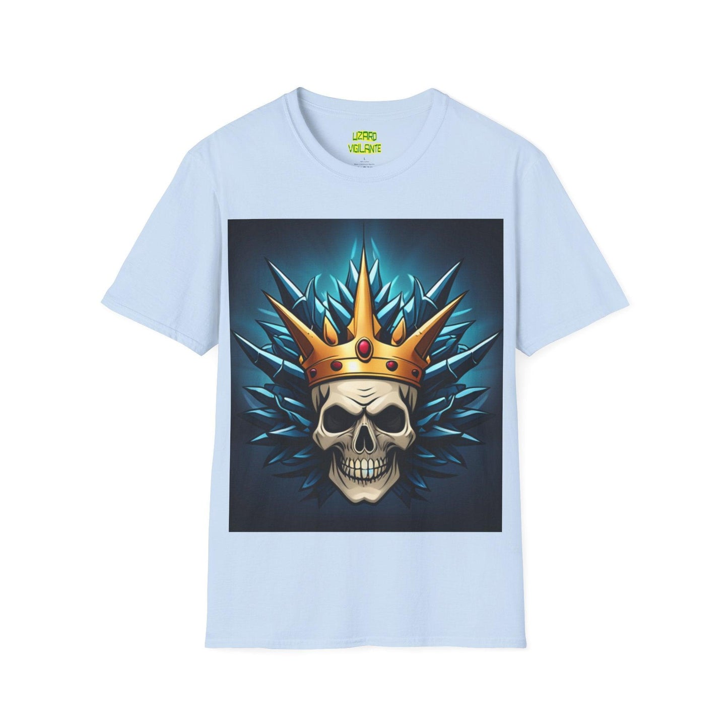 Blue Skeleton Queen Unisex Softstyle T-Shirt - Lizard Vigilante