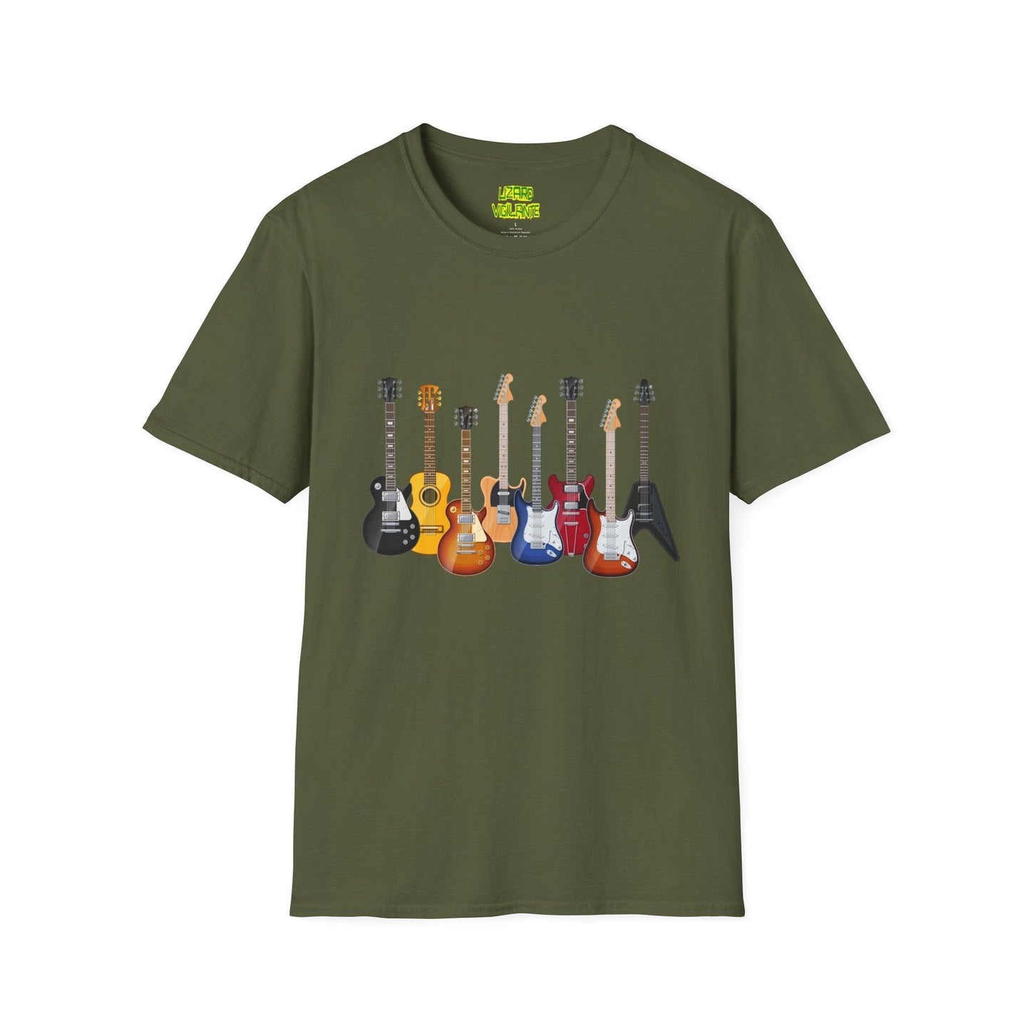 The Guitars Unisex Softstyle T-Shirt - Lizard Vigilante